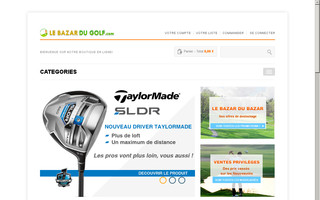 lebazardugolf.com website preview