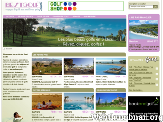 bestgolf.fr website preview