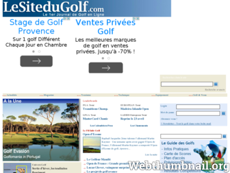 lesitedugolf.com website preview