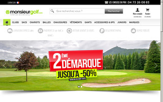 monsieurgolf.com website preview