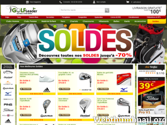 golfleader.fr website preview