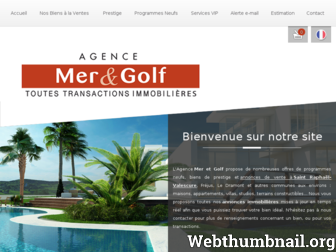 agencemeretgolf.com website preview