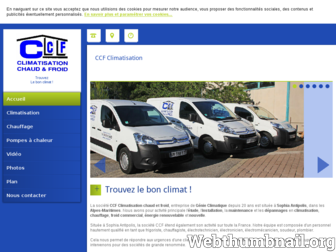 ccfclim.fr website preview
