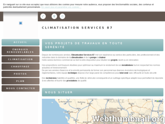 climatisation-services-87.fr website preview