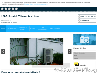 lsa-froid-climatisation.fr website preview