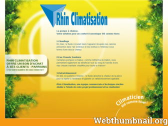 rhin-climatisation.fr website preview