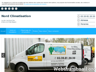 nord-climatisation-hem.fr website preview