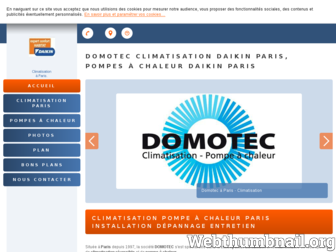 domotec-climatisation.com website preview