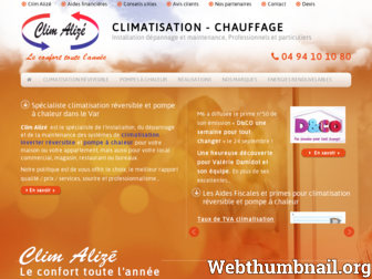climalize.com website preview