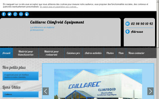 caillarec-climfroid-equipement.fr website preview