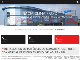 climafroid-nacia.com website preview