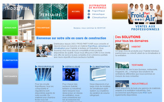 froidpartnair.com website preview