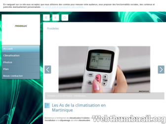 climatisation-froidelec-martinique.fr website preview