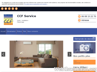 climatisation-ccf-vergeze.fr website preview