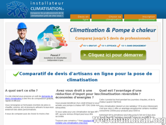 installateur-climatisation.fr website preview