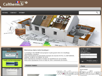 caltherm.fr website preview