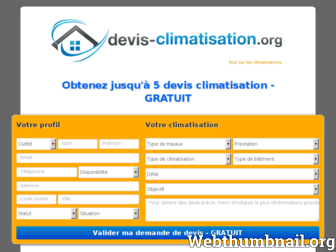 devis-climatisation.org website preview