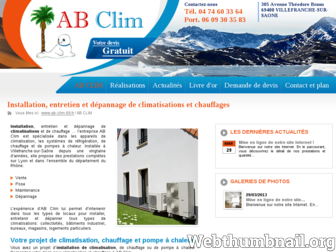 ab-clim-69.fr website preview