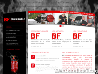 bfincendie.fr website preview