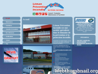 materiel-incendie.net website preview