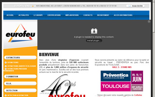 eurofeu.fr website preview