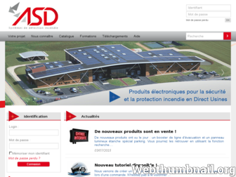 asd-incendie.fr website preview