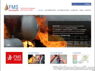 fms-incendie.com website preview
