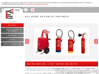 aubesecuriteincendie.fr website preview