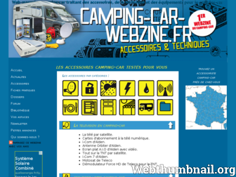 accessoires-camping-car.net website preview