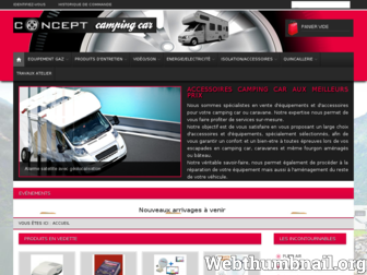 conceptcampingcar.fr website preview