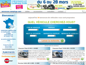 perpignancampingcars.com website preview