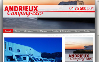 andrieuxcampingcars.fr website preview