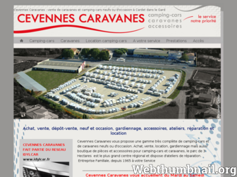 cevennescaravanes.com website preview