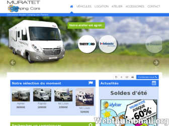 campingcars-ariege.com website preview