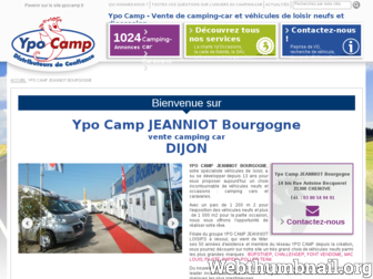 jeanniot-loisirs-bourgogne.ypocamp.fr website preview