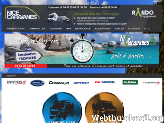 nice-caravanes.com website preview