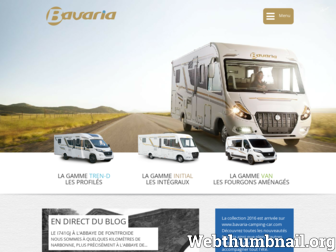 bavaria-camping-car.com website preview
