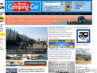 lemondeducampingcar.fr website preview