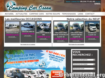 campingcarossau.com website preview