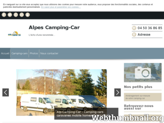 alpes-camping-car.fr website preview
