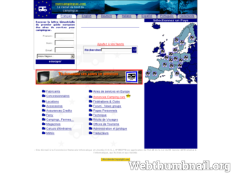 eurocampingcar.com website preview