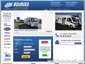 bourges-camping-car.fr website preview