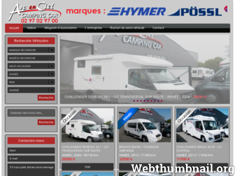 arcenciel-campingcar.com website preview