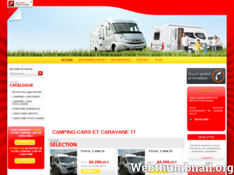 campingcar-evasion.fr website preview