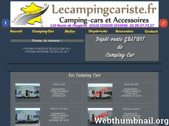lecampingcariste.fr website preview