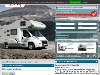 occasion-camping-car.tpl.fr website preview