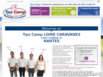 loire-caravanes.ypocamp.fr website preview