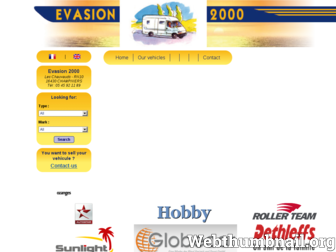 evasion2000-charente.com website preview