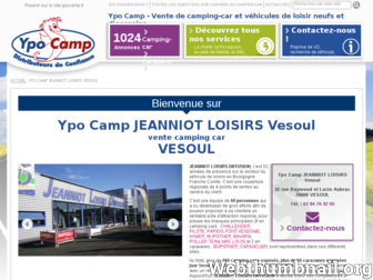 jeanniot-loisirs-vesoul.ypocamp.fr website preview