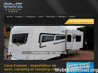 cauxevasion.fr website preview